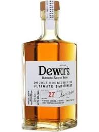 DEWARS DOUBLE AGED 27 YRS